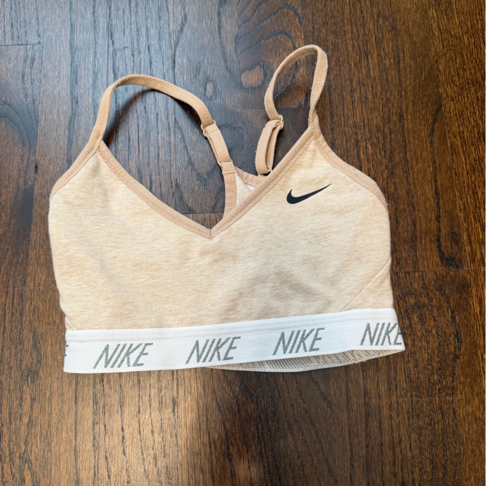 Nike Women's Beige Sports Bra